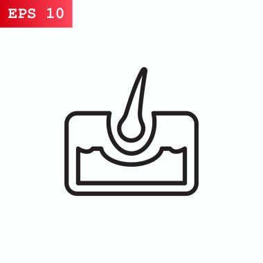 insan saç ve Cilt simgesini