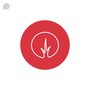 ağaç simgesiyle, illüstrasyon