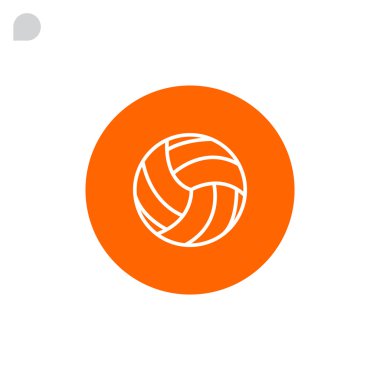 Voleybol topu simgesini 