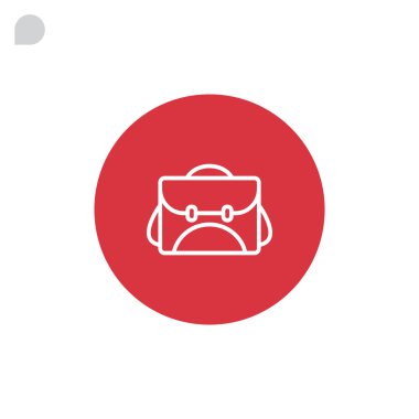 okul çantası simgesi