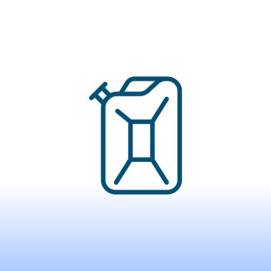 Bidon simgesi, illüstrasyon 