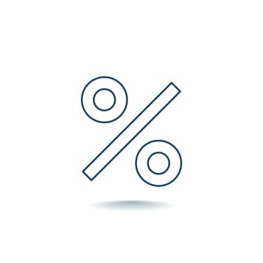 yüzde işareti simgesi 