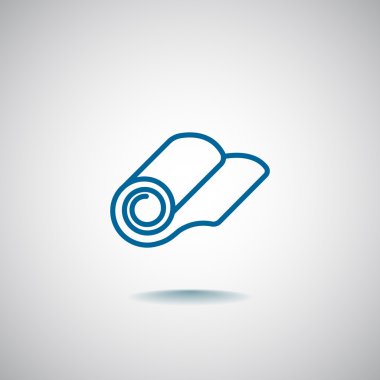 rulo duvar kağıdı simgesinin