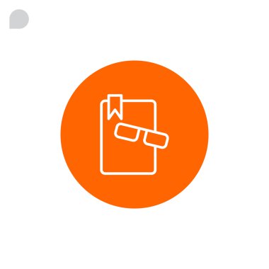 Kitap simgesini, illüstrasyon