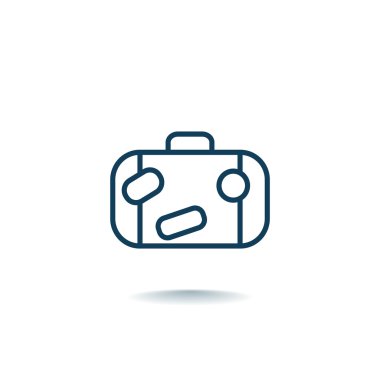 turist çanta simgesi