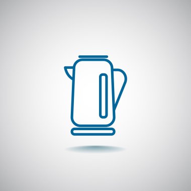 Elektrikli çaydanlık simgesi. 