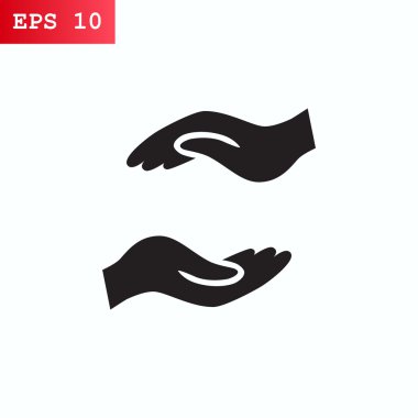 Holding, boş eller simgesini