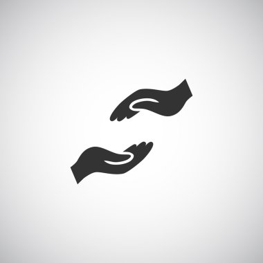 Holding, boş eller simgesini