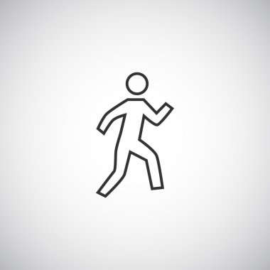 Yürüyen kişi simgesi  