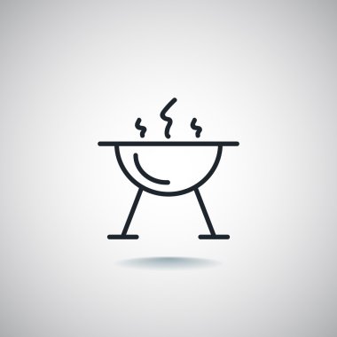 mangal barbekü simgesi 