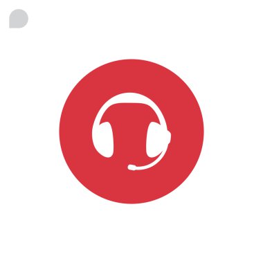 Tasarım kulaklıklar simgesinin