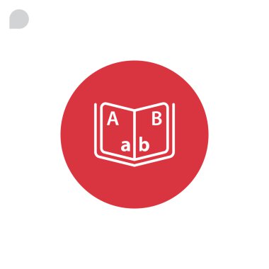 Kitap simgesini, illüstrasyon