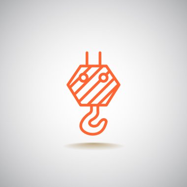 inşaat vinç simgesi.