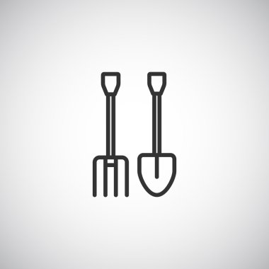 Dirgen ve kürek simgesi  