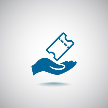 Tasarım bilet simgesinin