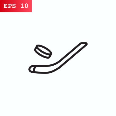 Hokey Sopası ve Puck Simgesi  