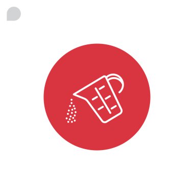 Ölçüm Kupası simgesi pişirme 