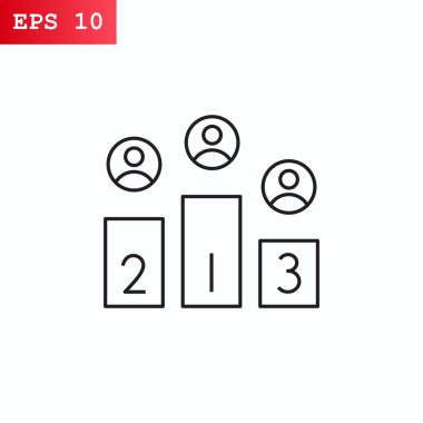 Şampiyon podyum simgesi