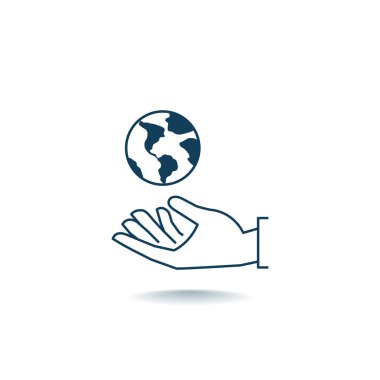 Dünya küre el simgesi