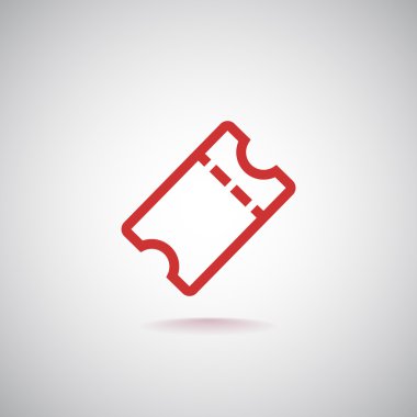 Tasarım bilet simgesinin