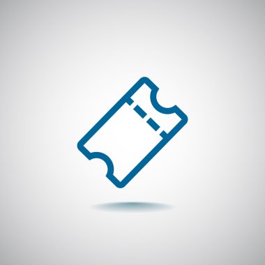 Tasarım bilet simgesinin