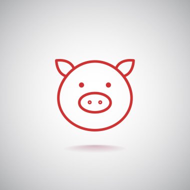 Tasarım domuz simgesi