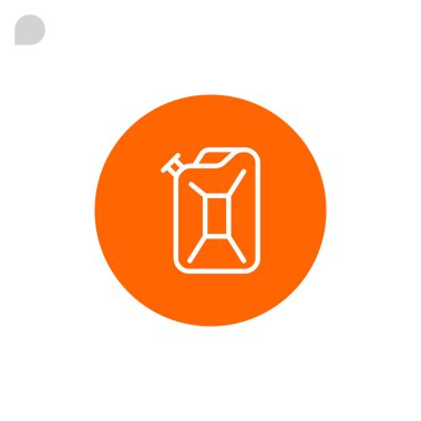 benzin teneke kutu simgesi