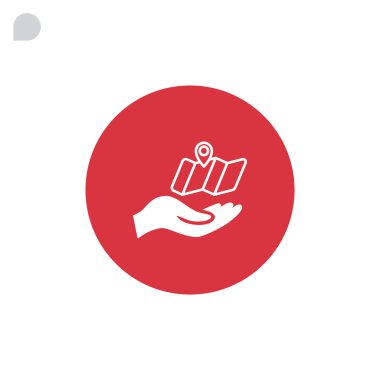 el PIN simgesi ile harita tutarak