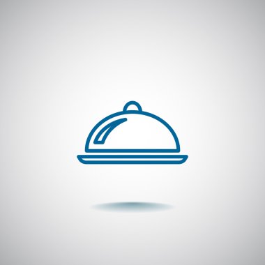 Restoran cloche simgesi