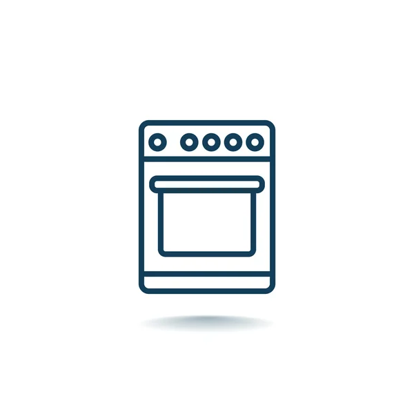 Kitchen stove icon — Stock Vector