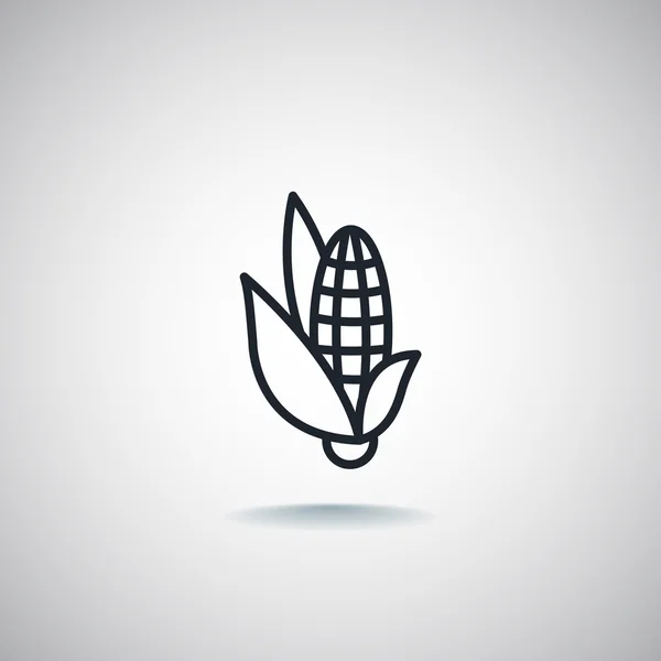 Kukorica ikon tervező — Stock Vector