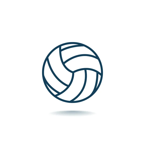 Volleyboll bollen ikonen — Stock vektor