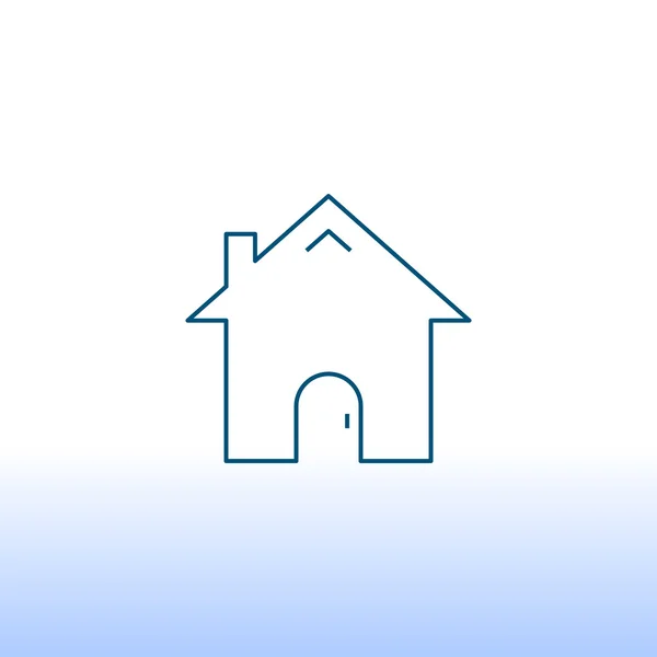 Ikonę domu, ilustracja — Wektor stockowy