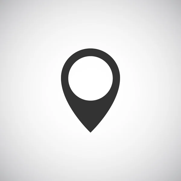 Lokalizacji, ikona pin mapę — Wektor stockowy