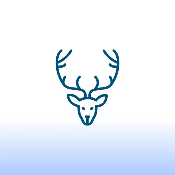 Ontwerp van herten-pictogram — Stockvector