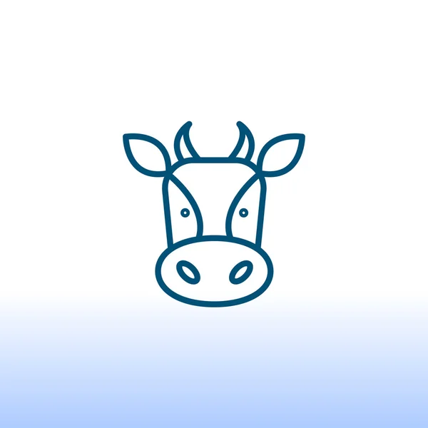 Design do ícone Vaca —  Vetores de Stock