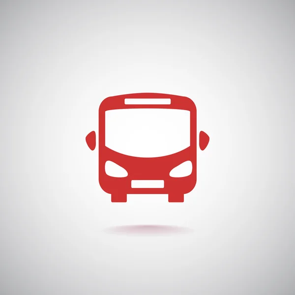Ícone de ônibus, ilustração — Vetor de Stock