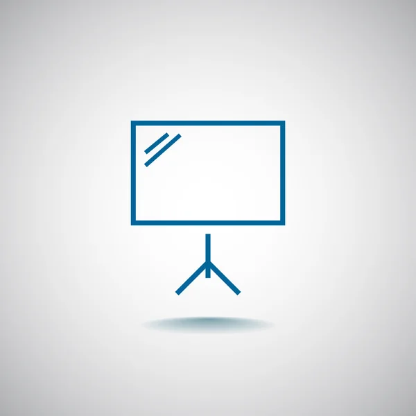 Presentation billboard ikonen — Stock vektor