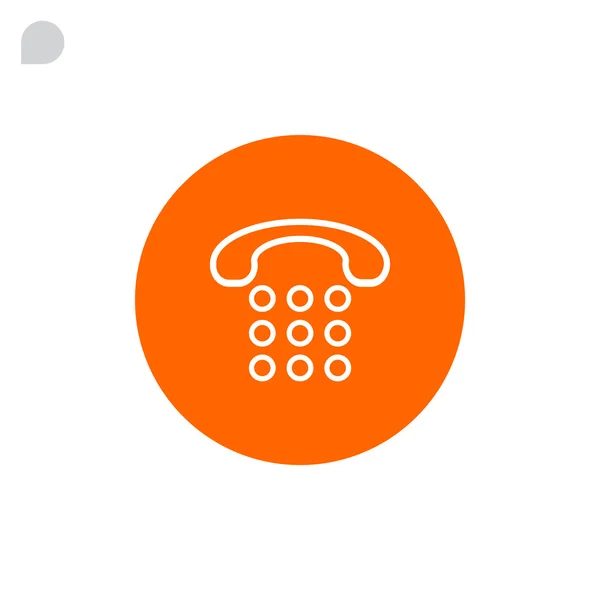 Design do ícone do telefone — Vetor de Stock