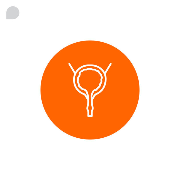 Urinary bladder organ icon  