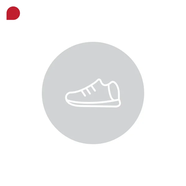 Icono de zapato deportivo — Vector de stock