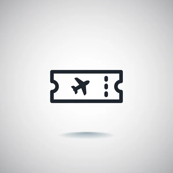 Conception de l'icône Ticket — Image vectorielle