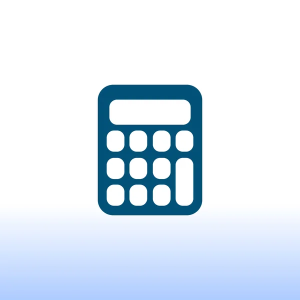 Boekhouding, calculatorpictogram — Stockvector