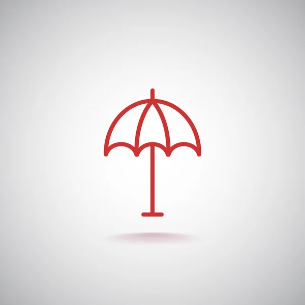 Guarda-chuva, ícone de guarda-sol —  Vetores de Stock