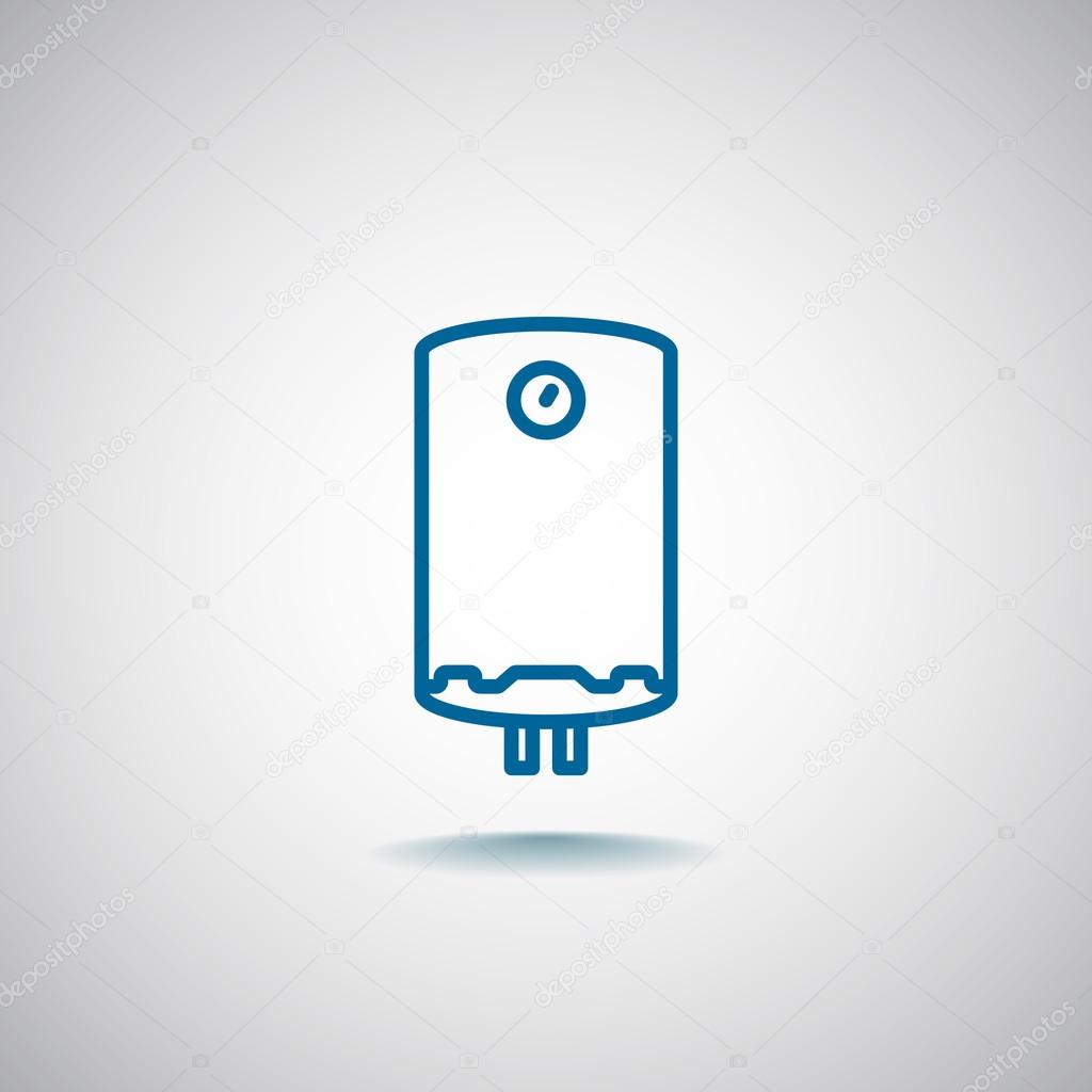 household water heater icon