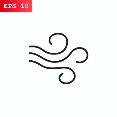 Rüzgar simgesi, illüstrasyon 