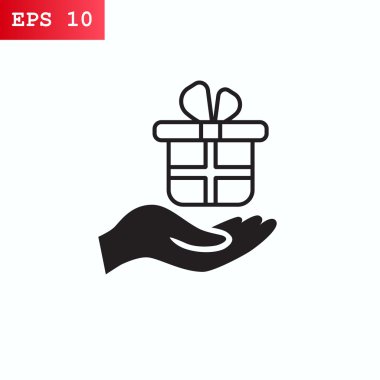 el üstünde hediye kutsal kişilerin resmi