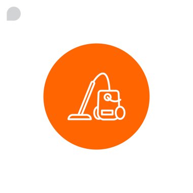 elektrik süpürgesi simgesi.