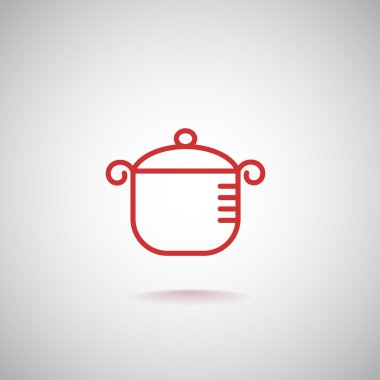 Mutfak sos tava simgesi 