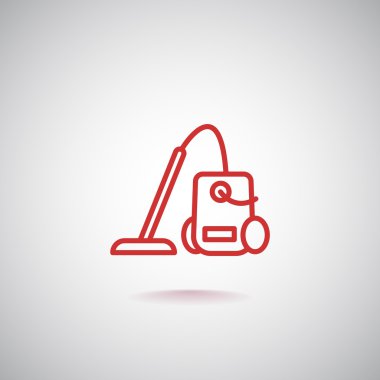 elektrik süpürgesi simgesi.